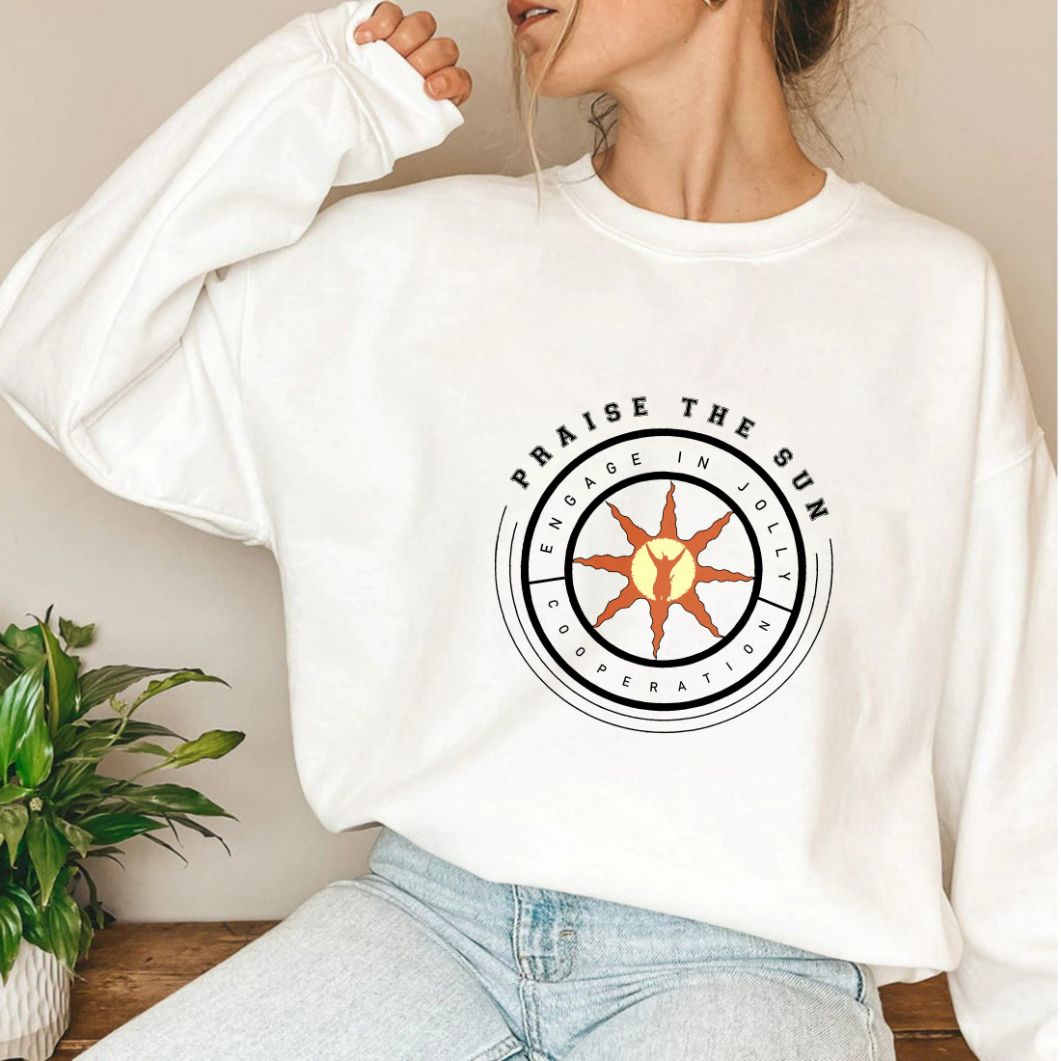 Praise The Sun Dark Souls Symbol Sweatshirt Praise The Sun Dark Souls Symbol Sweatshirt