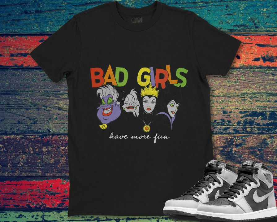 Princess Villains Bad Girls Have More Fun Disney Unisex Gift T-Shirt Princess Villains Bad Girls Have More Fun Disney Unisex Gift T-Shirt