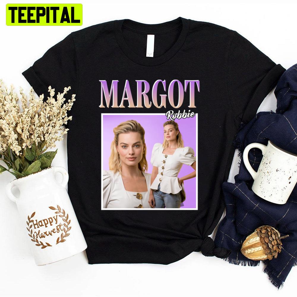 Purple Vintage Style Margot Robbie Unisex T-Shirt Purple Vintage Style Margot Robbie Unisex T-Shirt