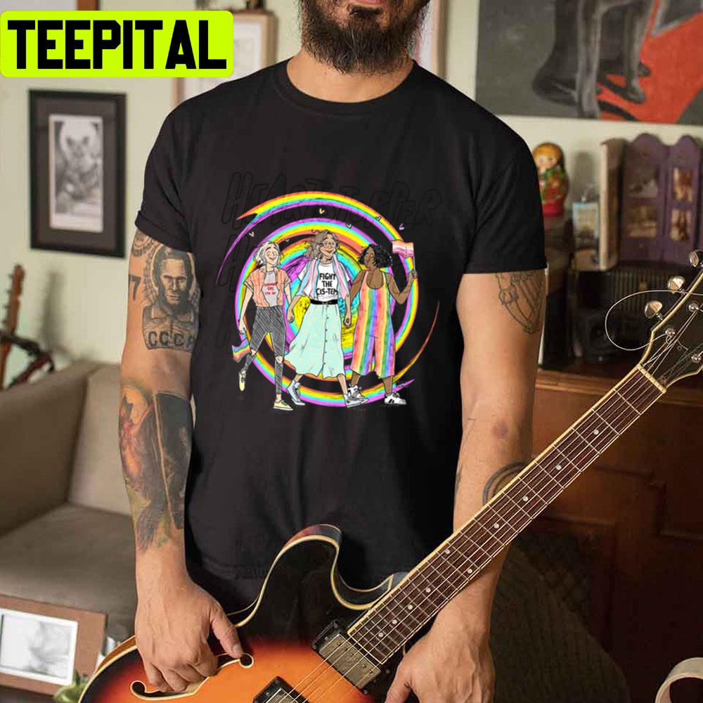 Rainbow Heartstopper Unisex T-Shirt Rainbow Heartstopper Unisex T-Shirt