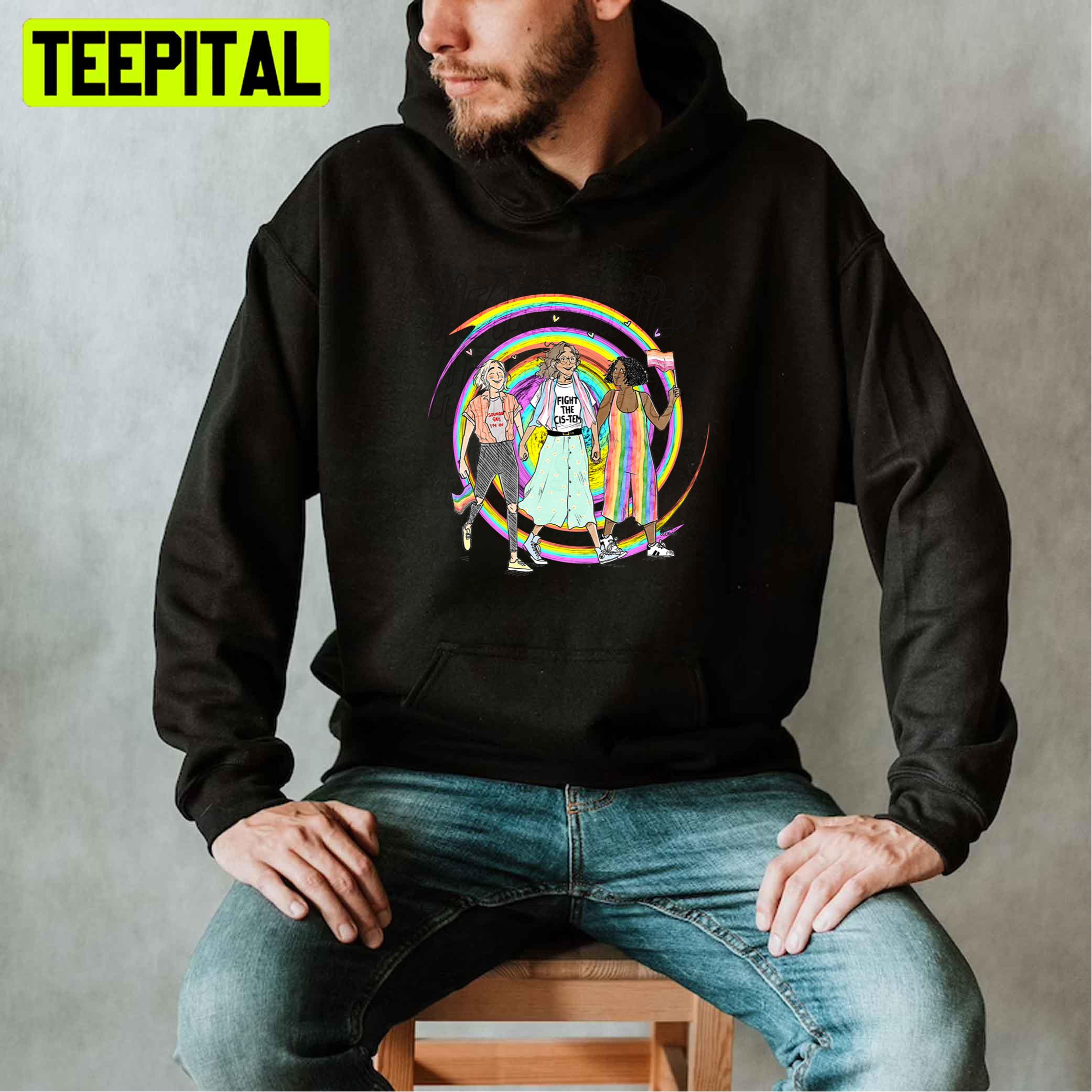 Rainbow Heartstopper Unisex T-Shirt Rainbow Heartstopper Unisex T-Shirt