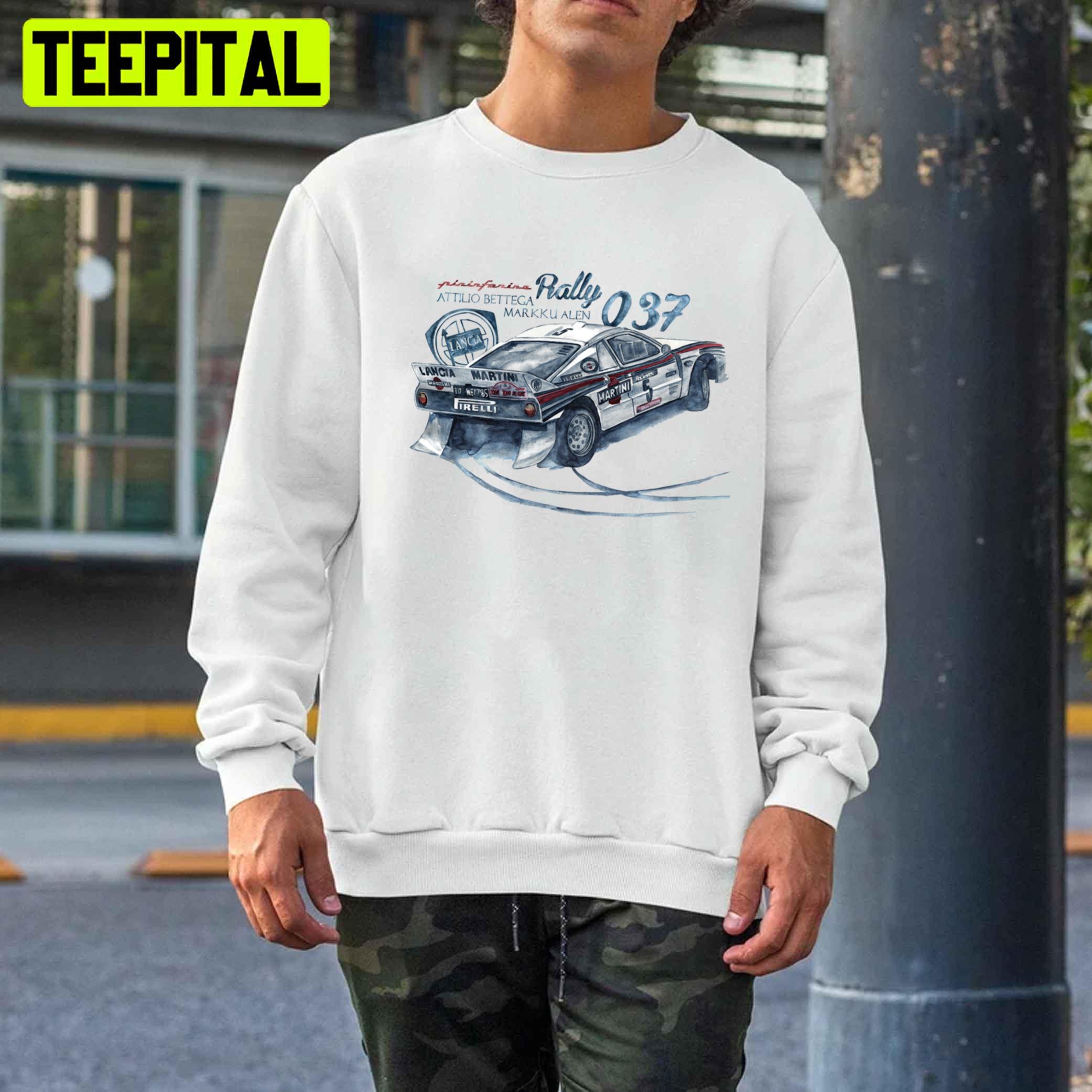 Rally Group B-Lancia 037 Rally Unisex T-Shirt Rally Group B-Lancia 037 Rally Unisex T-Shirt