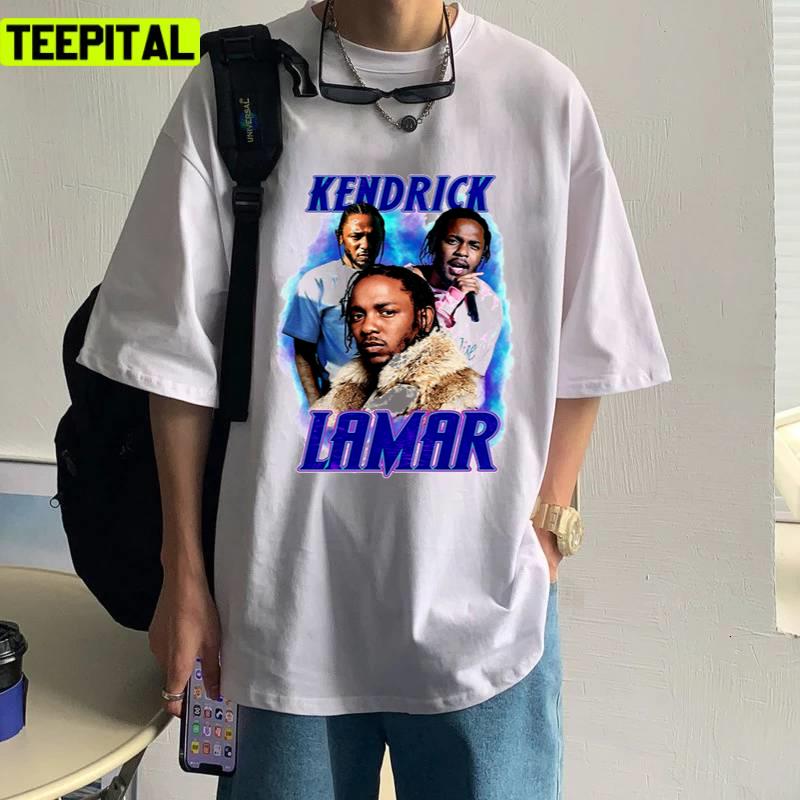 Rapper Kendrick Vintage Style 90s Design Unisex T-Shirt Rapper Kendrick Vintage Style 90s Design Unisex T-Shirt