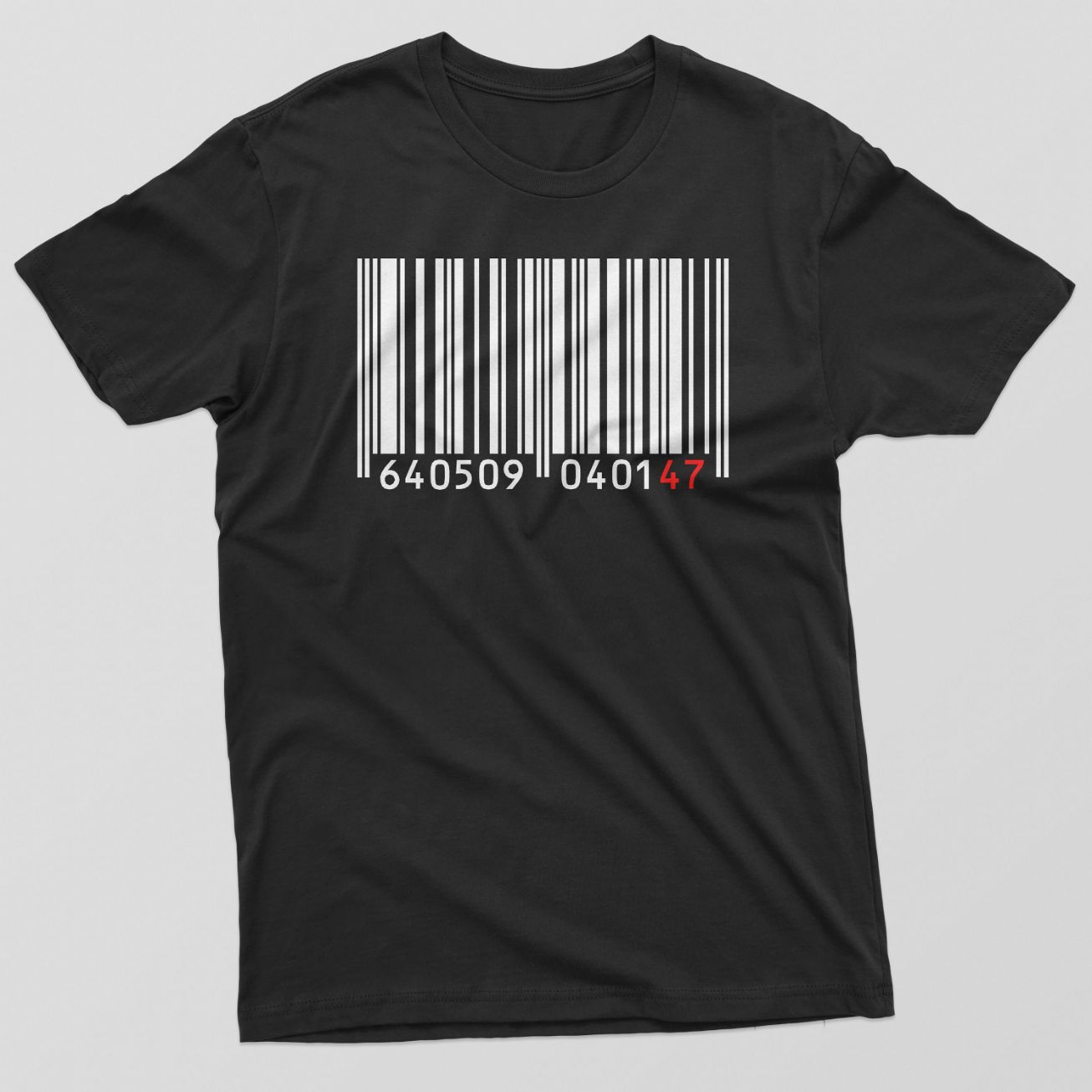 Reality Glitch Mens 47 Barcode T-Shirt Reality Glitch Mens 47 Barcode T-Shirt