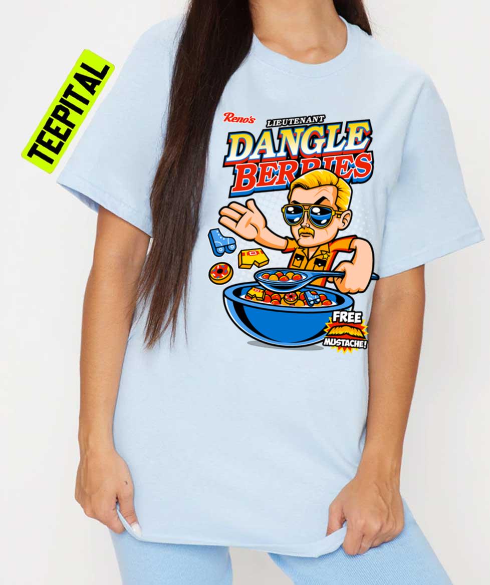 Reno's Dangle Berries Cereal Unisex T-Shirt Reno's Dangle Berries Cereal Unisex T-Shirt