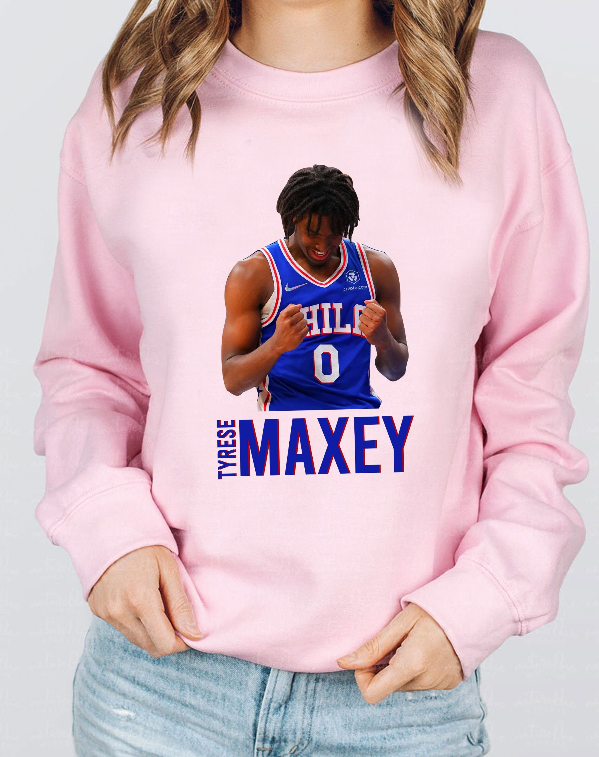 Retro Blue Style Tyrese Maxey Philadelphia 76ers NBA Basketball Unisex T-Shirt Retro Blue Style Tyrese Maxey Philadelphia 76ers NBA Basketball Unisex T-Shirt