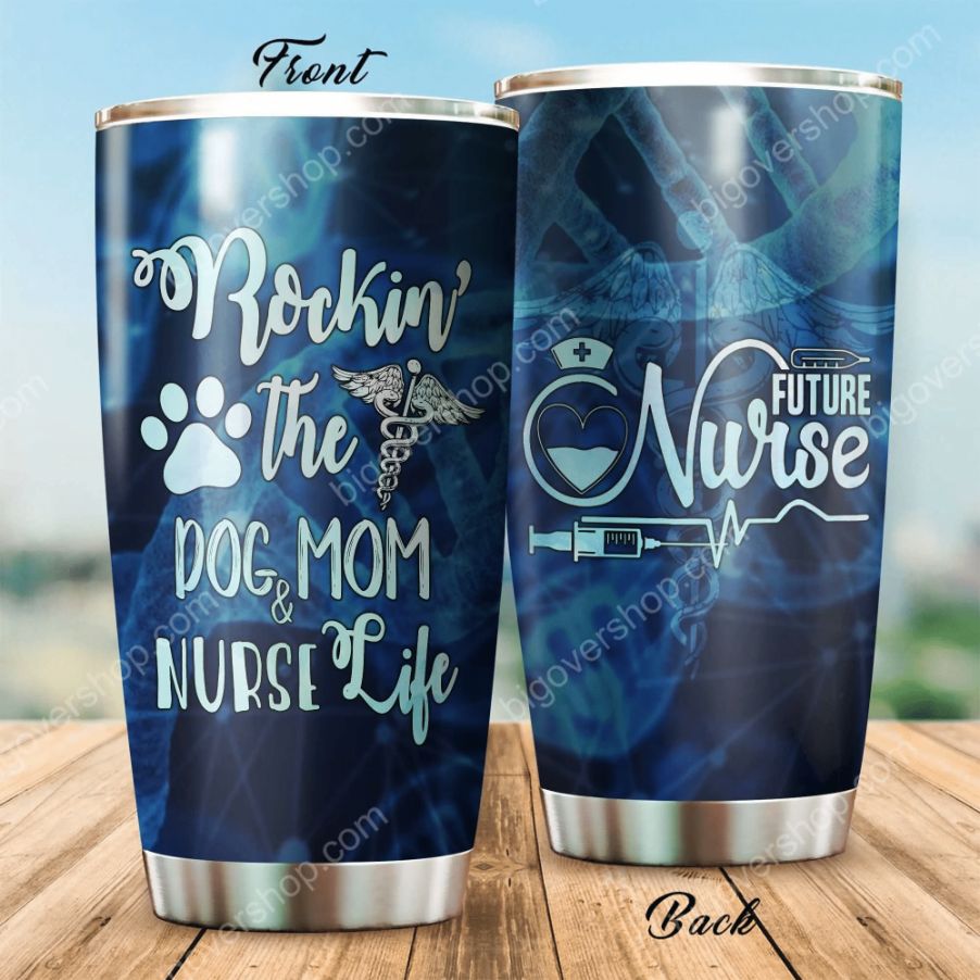 Rockin' The Dog Mom Stainless Steel Cup Rockin' The Dog Mom Stainless Steel Cup