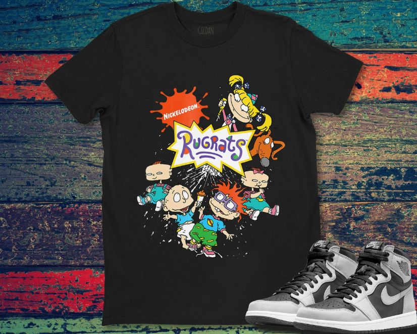 Rugrats All Kids Playing With Milk Funny Unisex Gift T-Shirt Rugrats All Kids Playing With Milk Funny Unisex Gift T-Shirt