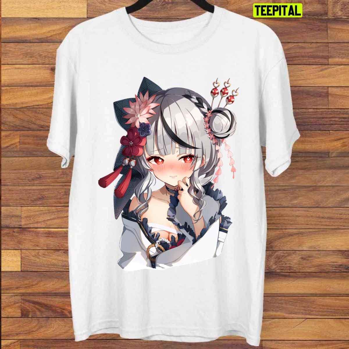 Sakamata Chloe Heart Pupils New Years Holox Hololive Unisex T-Shirt Sakamata Chloe Heart Pupils New Years Holox Hololive Unisex T-Shirt