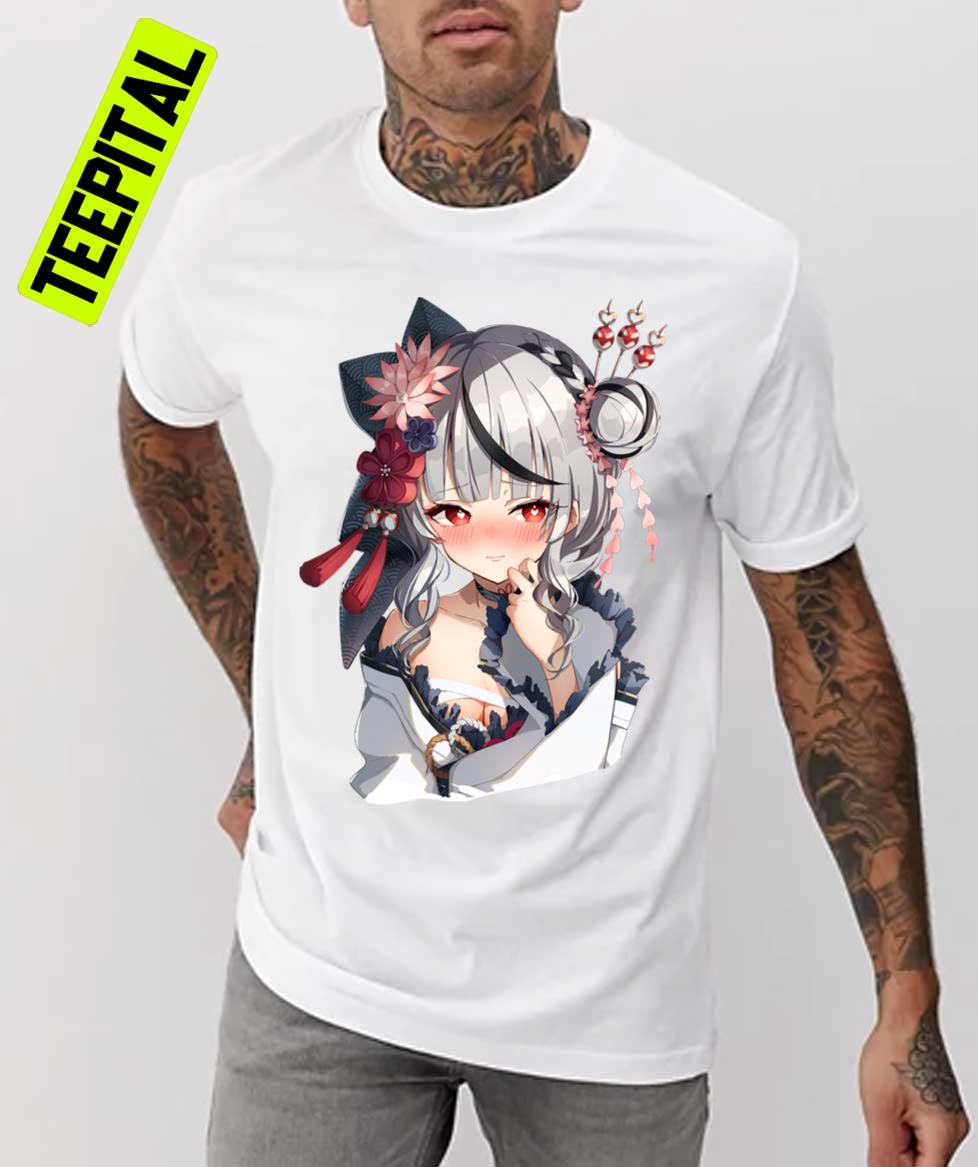 Sakamata Chloe Heart Pupils New Years Holox Hololive Unisex T-Shirt Sakamata Chloe Heart Pupils New Years Holox Hololive Unisex T-Shirt