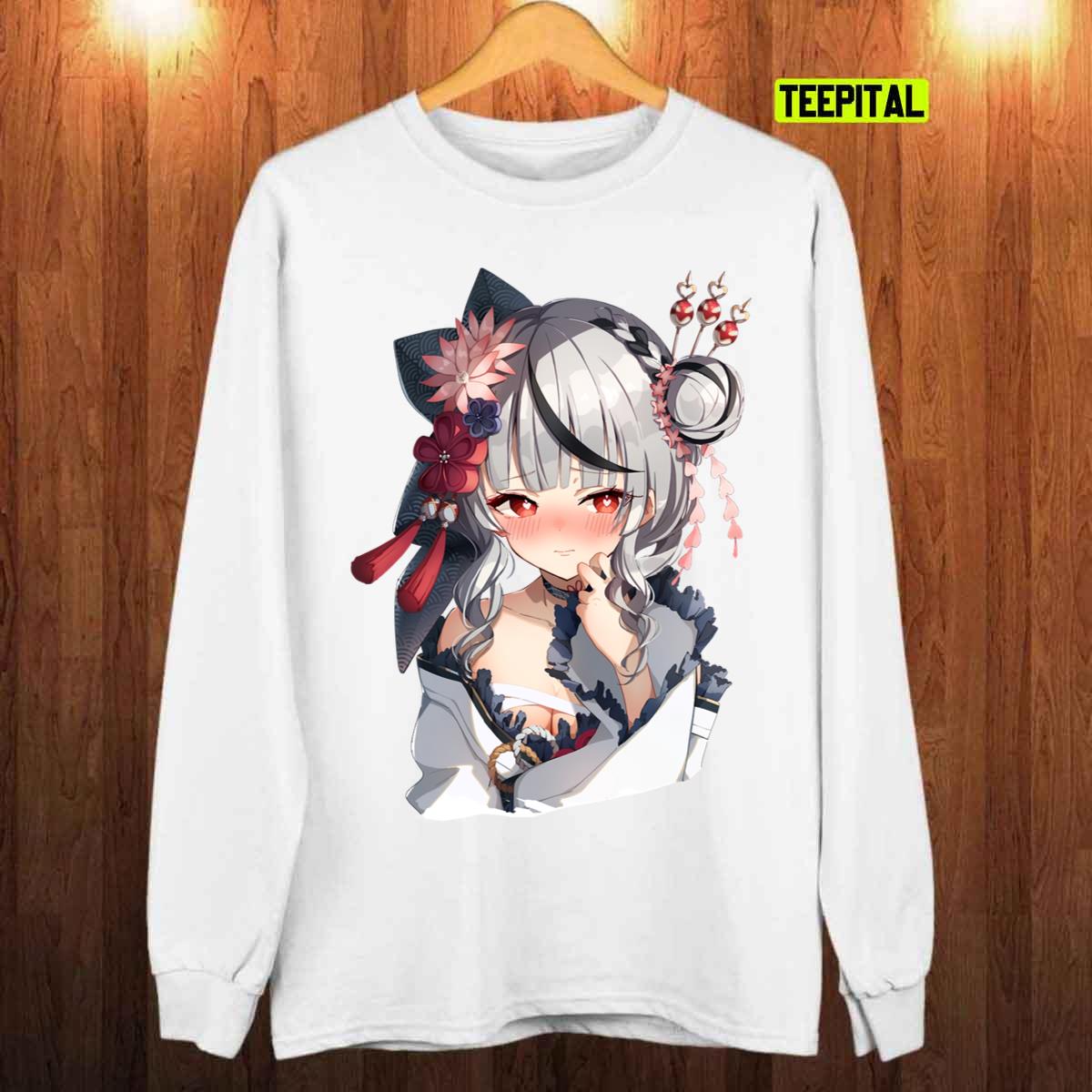 Sakamata Chloe Heart Pupils New Years Holox Hololive Unisex T-Shirt Sakamata Chloe Heart Pupils New Years Holox Hololive Unisex T-Shirt