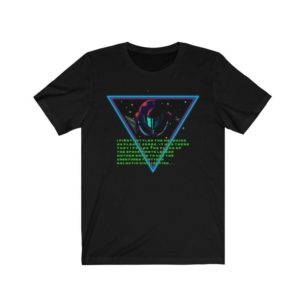 Samus Aran Short Sleeve Tee Shirt Samus Aran Short Sleeve Tee Shirt