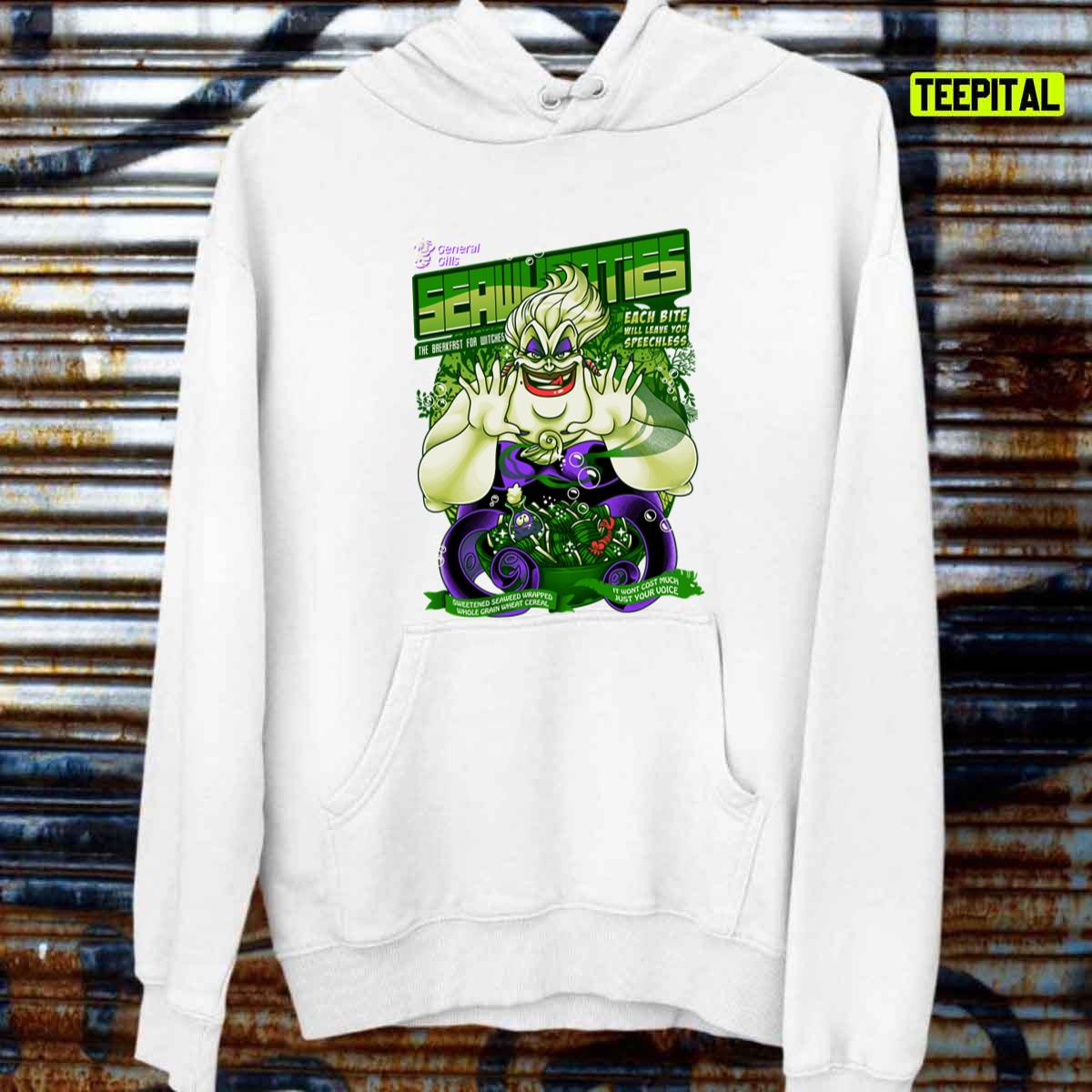 Seawheaties Ursula Little Mermaid Cereal Unisex T-Shirt Seawheaties Ursula Little Mermaid Cereal Unisex T-Shirt