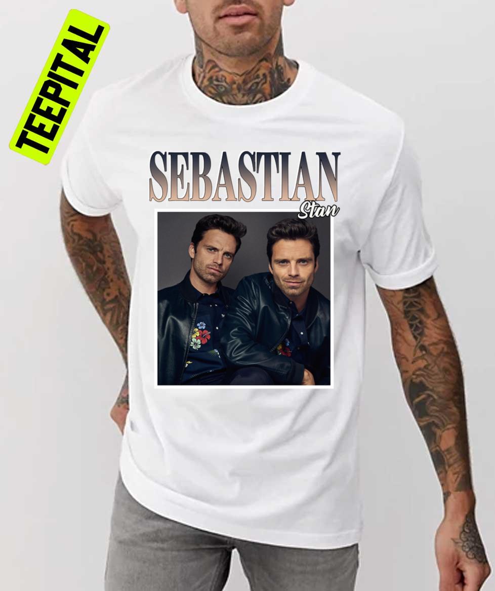 Sebastian Stan Vintage 90s Style Bootleg Actor Unisex T-Shirt Sebastian Stan Vintage 90s Style Bootleg Actor Unisex T-Shirt