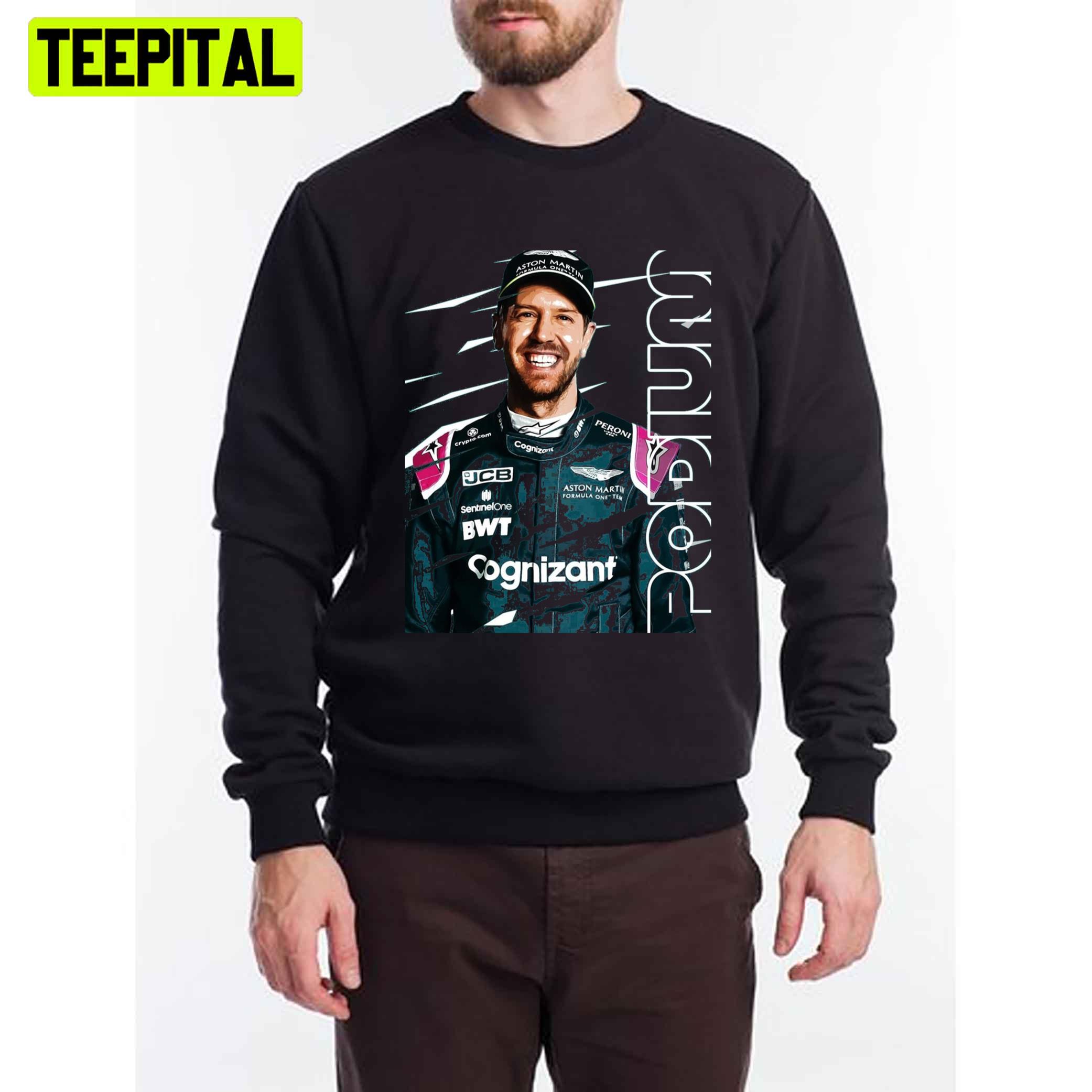Sebastian Vettel 11aston Martin Unisex T-Shirt Sebastian Vettel 11aston Martin Unisex T-Shirt
