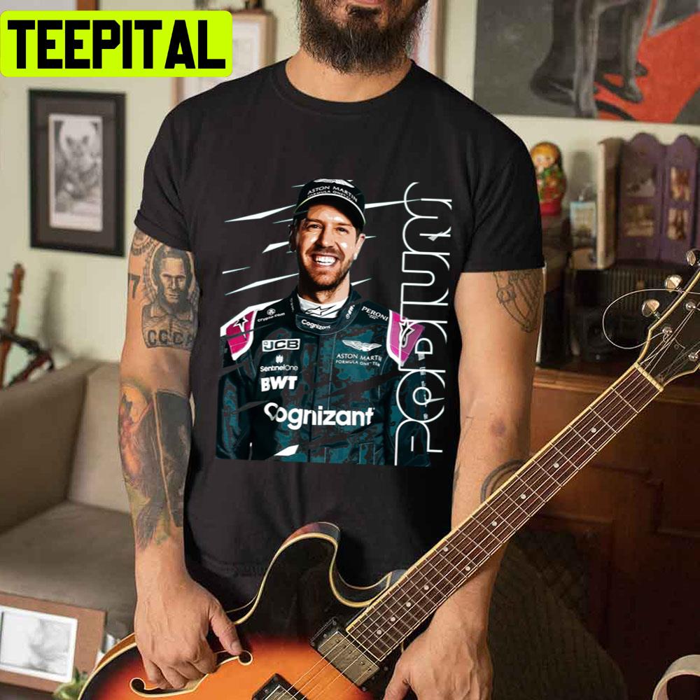Sebastian Vettel 11aston Martin Unisex T-Shirt Sebastian Vettel 11aston Martin Unisex T-Shirt