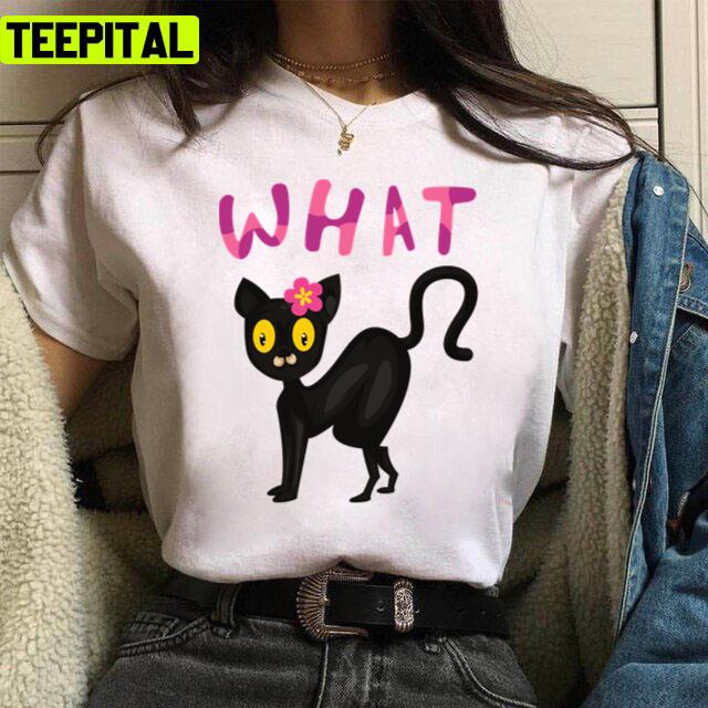 Shocked Cat Twitter Meme Design Unisex T-Shirt Shocked Cat Twitter Meme Design Unisex T-Shirt