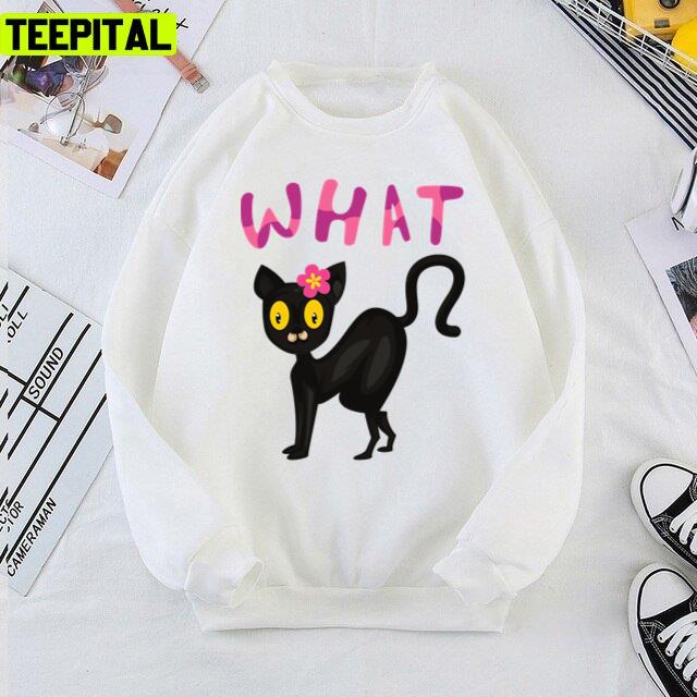 Shocked Cat Twitter Meme Design Unisex T-Shirt Shocked Cat Twitter Meme Design Unisex T-Shirt