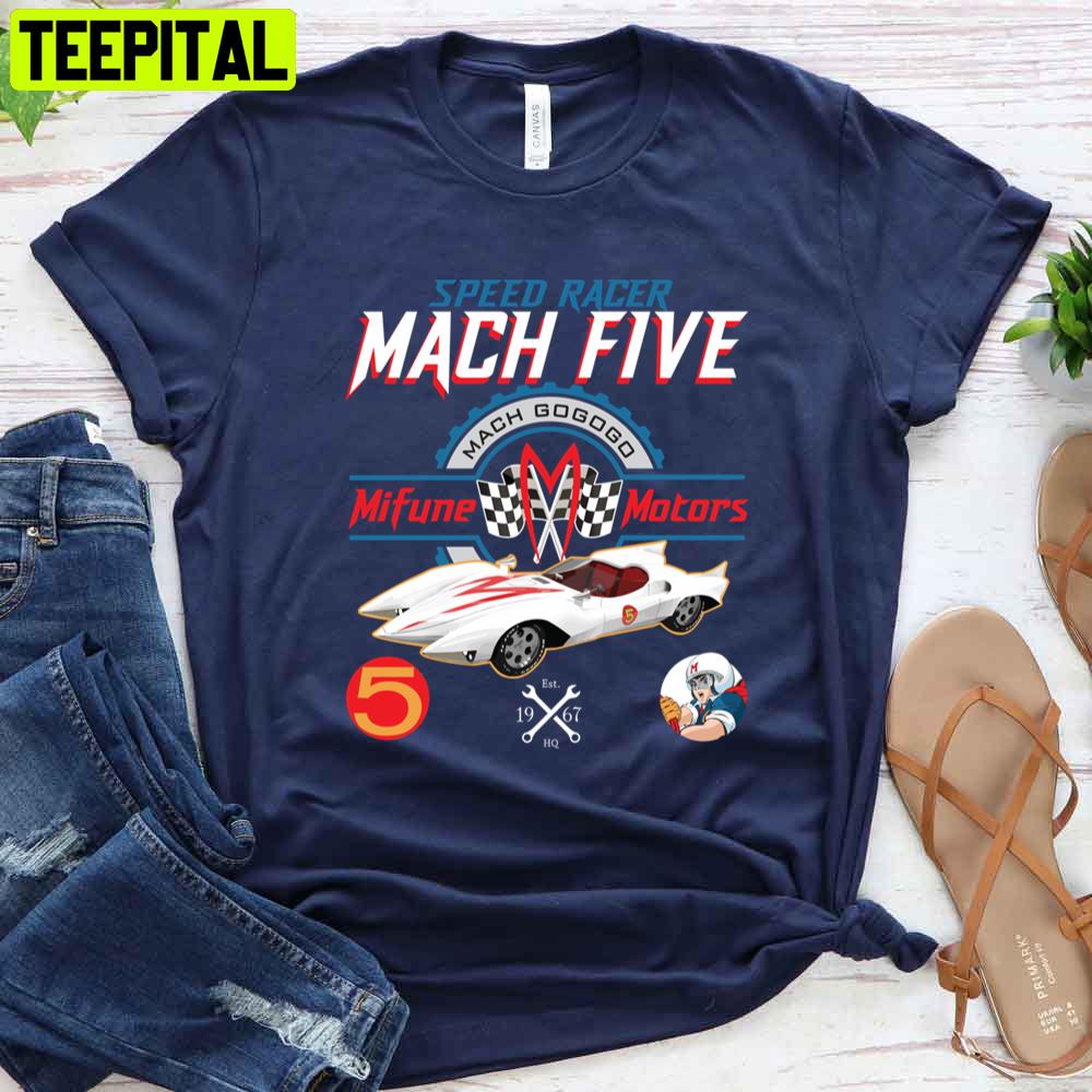 Speed Racer Mach 5 Mifune Motors Unisex T-Shirt Speed Racer Mach 5 Mifune Motors Unisex T-Shirt
