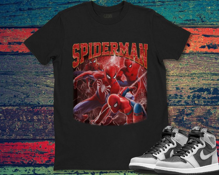 Spiderman Marvel Avenger Poster Unisex Gift T-Shirt Spiderman Marvel Avenger Poster Unisex Gift T-Shirt