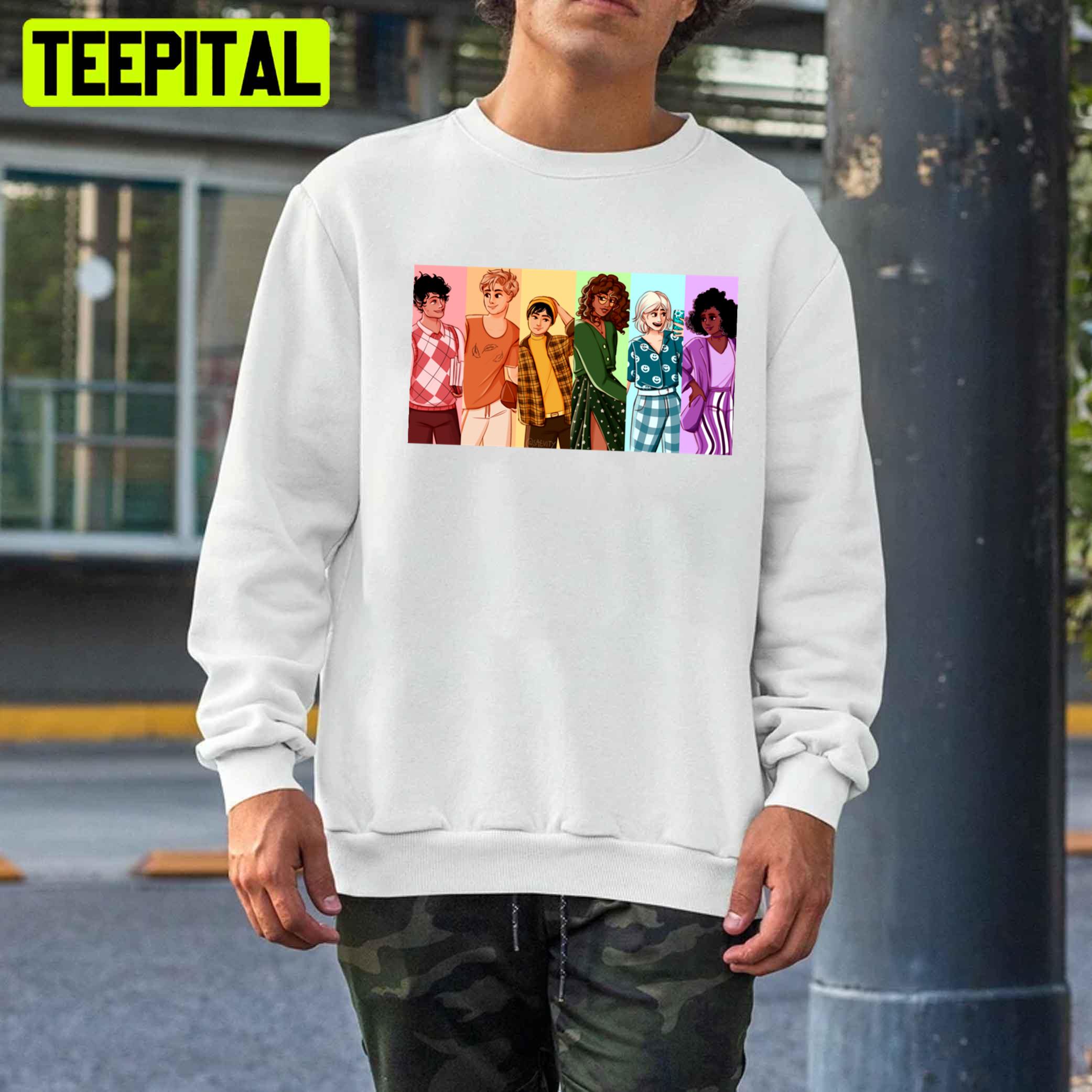 Squad But Make It Rainbow Heartstopper Unisex T-Shirt Squad But Make It Rainbow Heartstopper Unisex T-Shirt