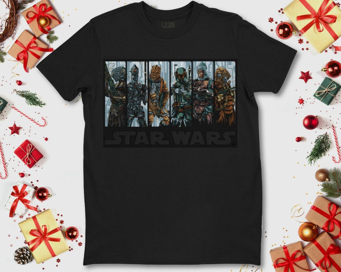Star Wars Bounty Hunters Guild Graphic Unisex T-Shirt Star Wars Bounty Hunters Guild Graphic Unisex T-Shirt