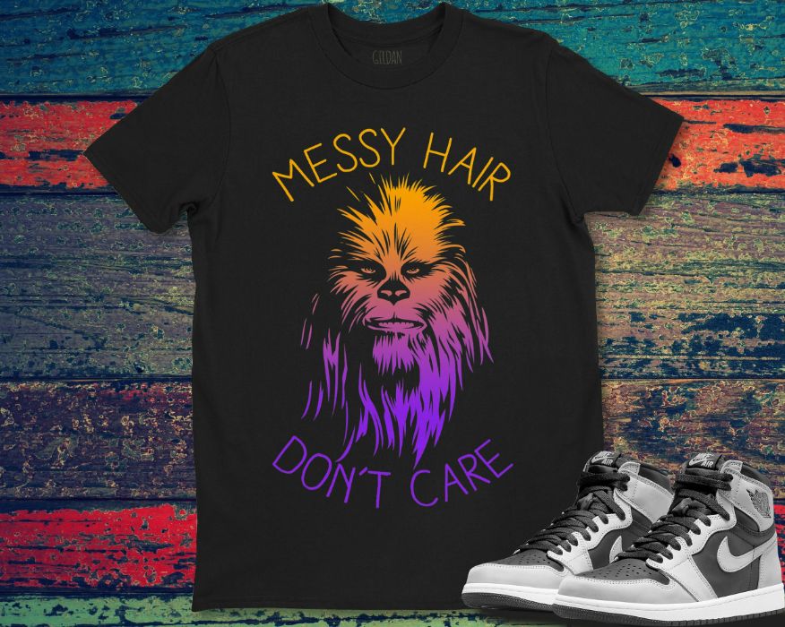 Star Wars Chewbacca Messy Hair Dont Care Graphic Unisex Gift T-Shirt Star Wars Chewbacca Messy Hair Dont Care Graphic Unisex Gift T-Shirt