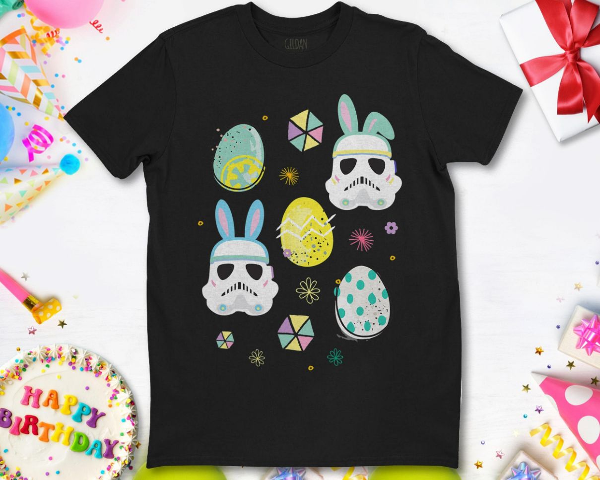 Star Wars Easter Eggs Happy Easter Basket T-Shirt Star Wars Easter Eggs Happy Easter Basket T-Shirt