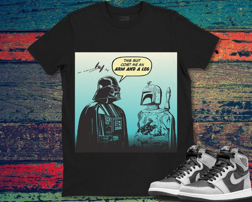 Star Wars Funny Darth Vader and Boba Fett Comic Unisex Gift T-Shirt Star Wars Funny Darth Vader and Boba Fett Comic Unisex Gift T-Shirt