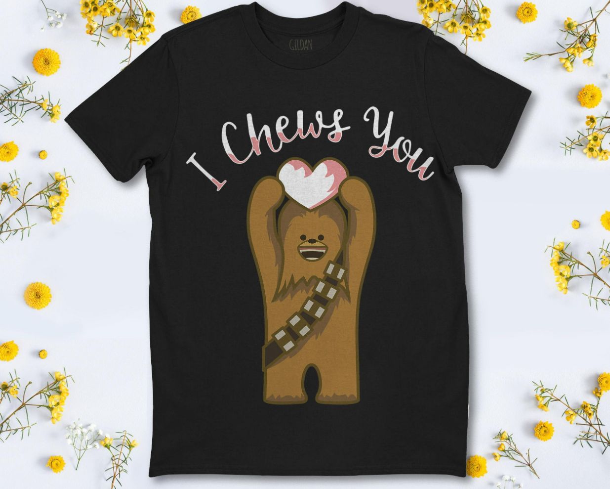 Star Wars I Chews You Chewbacca Graphic T-Shirt Star Wars I Chews You Chewbacca Graphic T-Shirt