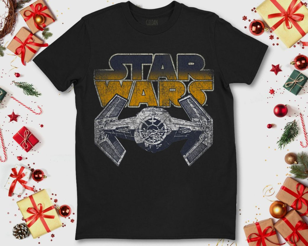 Star Wars Super Retro Tie Fighter Classic Logo T-Shirt Star Wars Super Retro Tie Fighter Classic Logo T-Shirt