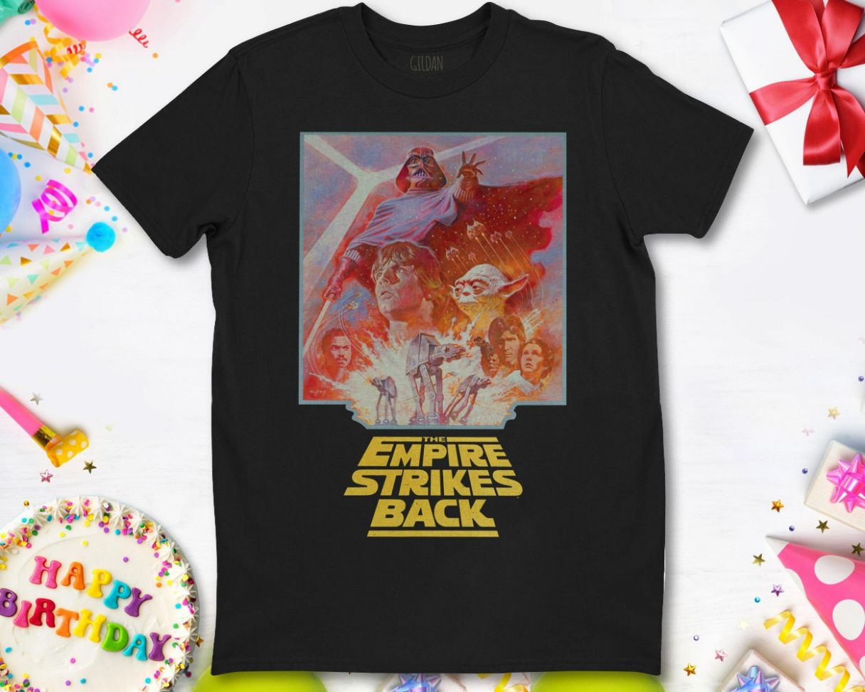 Star Wars The Empire Strikes Back Vintage Poster Unisex T-Shirt Star Wars The Empire Strikes Back Vintage Poster Unisex T-Shirt