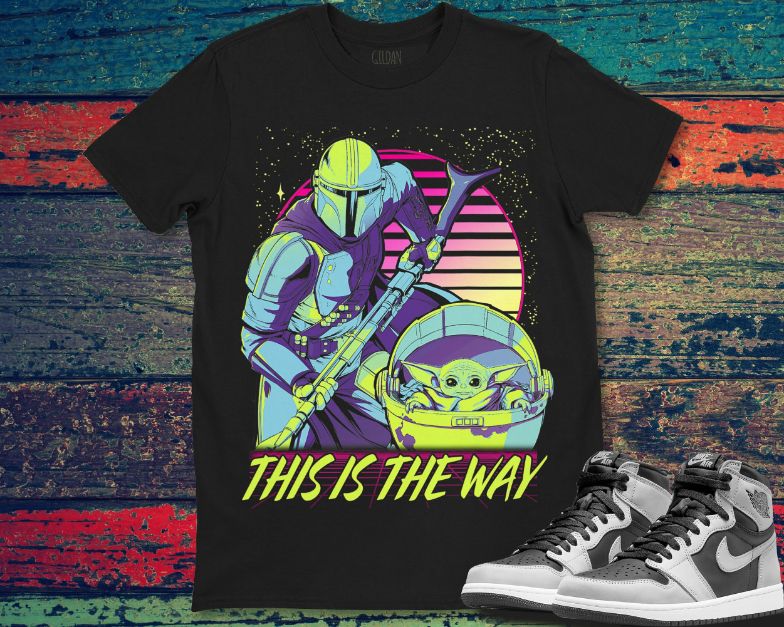 Star Wars The Mandalorian The Child This Is The Way Neon Unisex Gift T-Shirt Star Wars The Mandalorian The Child This Is The Way Neon Unisex Gift T-Shirt