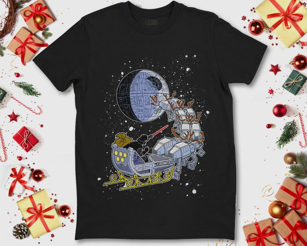 Star Wars Vader Open Sleigh T-Shirt Star Wars Vader Open Sleigh T-Shirt