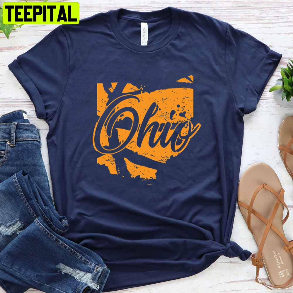 State Ohio Men's Basketball Unisex T-Shirt State Ohio Men's Basketball Unisex T-Shirt
