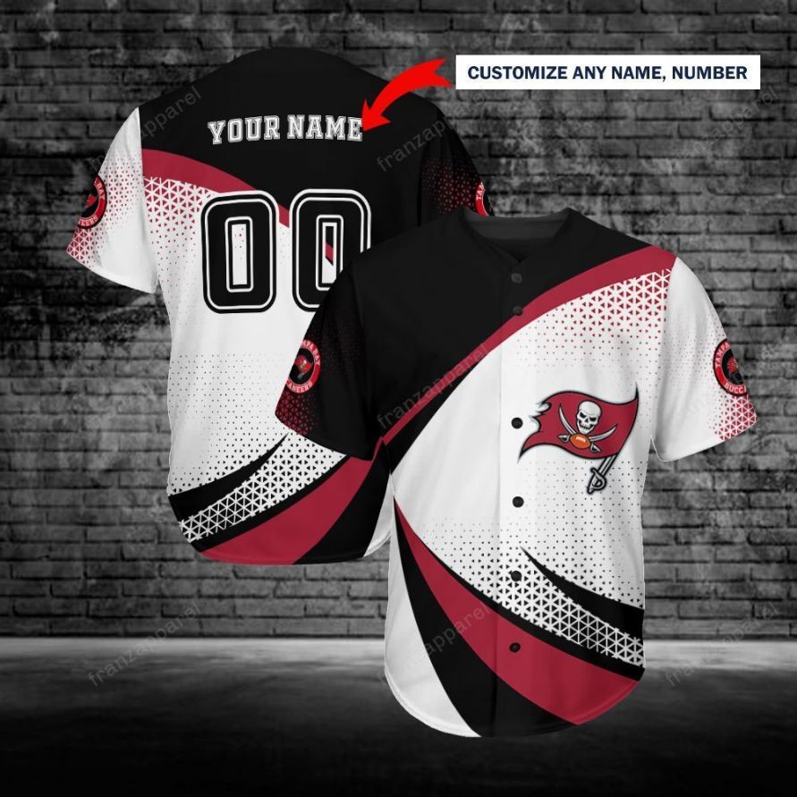 Tampa Bay Buccaneers Personalized Baseball Jersey 231 Tampa Bay Buccaneers Personalized Baseball Jersey 231