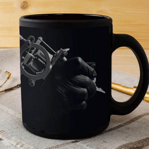 Tattoo Artist Premium Sublime Ceramic Coffee Mug Black