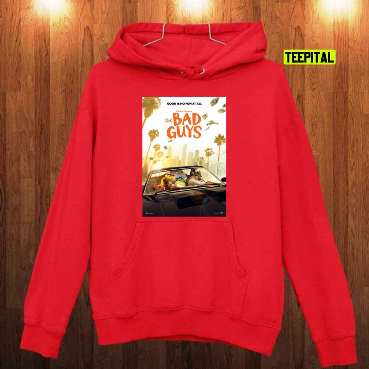 The Bad Guys 2022 Film Unisex T-Shirt The Bad Guys 2022 Film Unisex T-Shirt