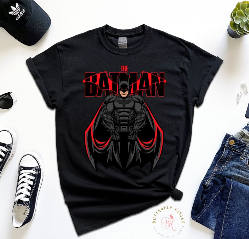 The Batman Movie DC Comics Unisex Heavy Cotton T-Shirt The Batman Movie DC Comics Unisex Heavy Cotton T-Shirt