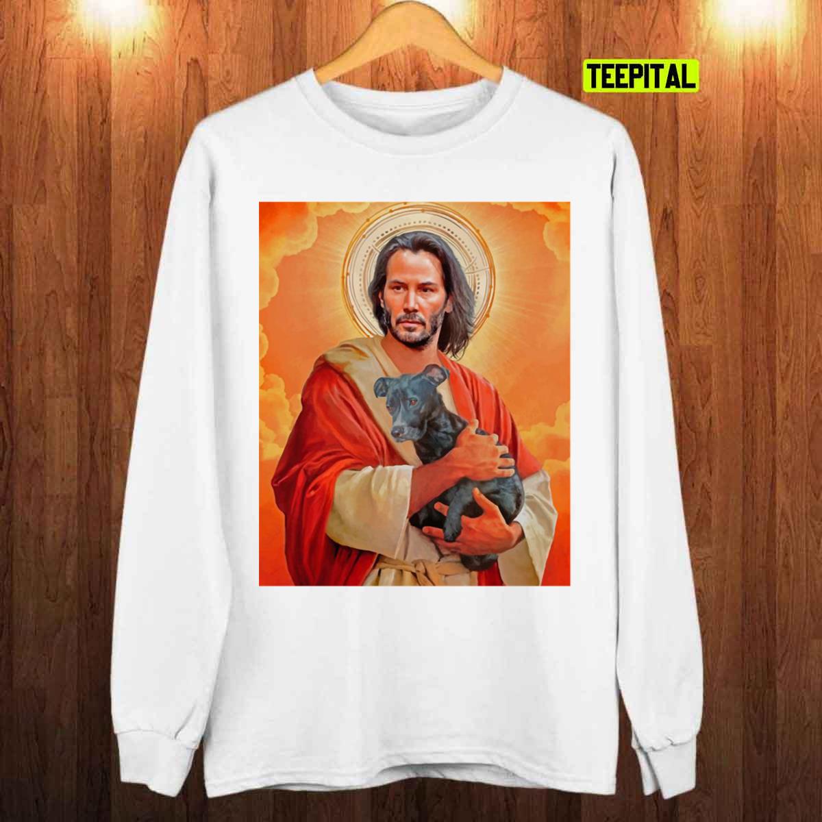 The Christ And Dog John Wick Unisex T-Shirt The Christ And Dog John Wick Unisex T-Shirt