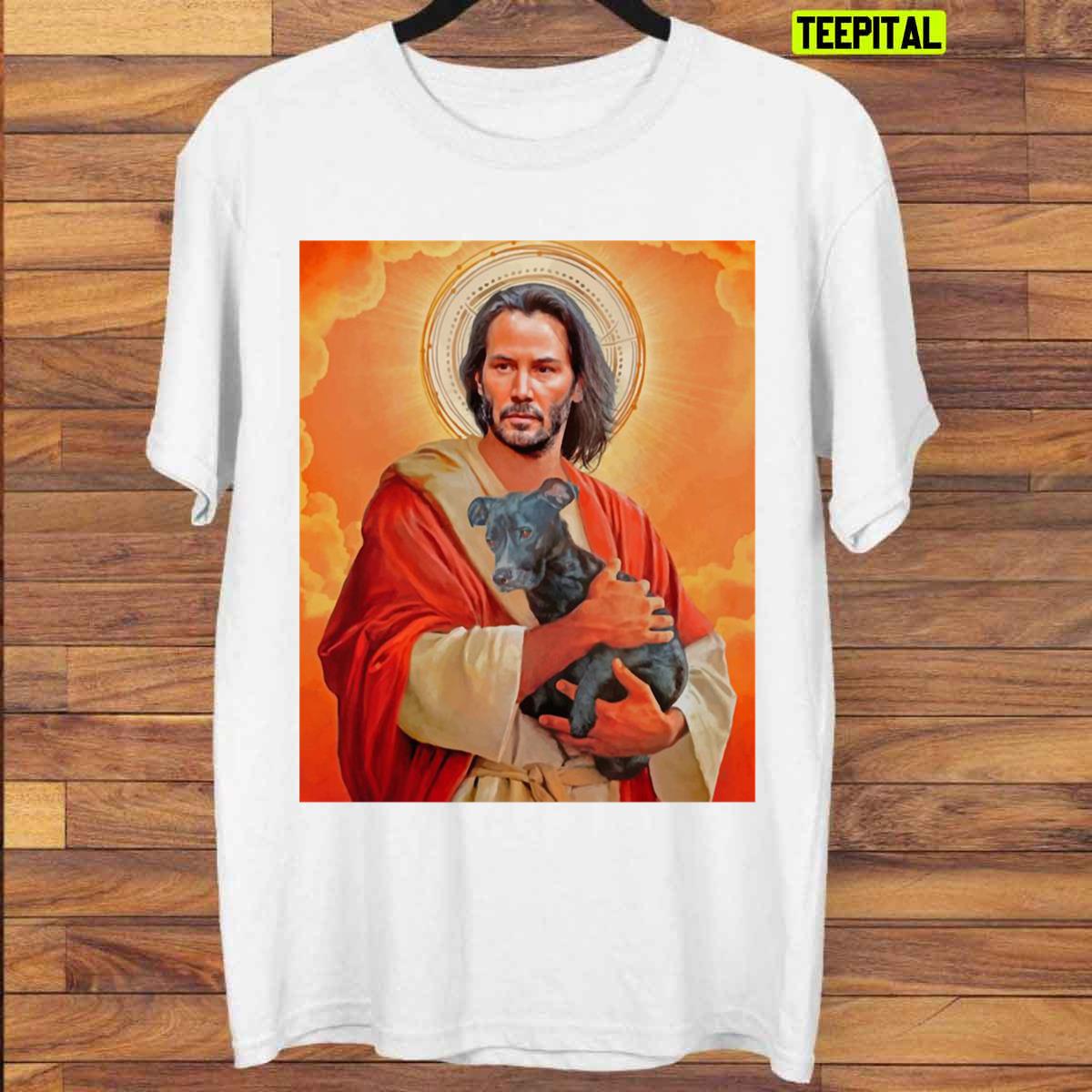 The Christ And Dog John Wick Unisex T-Shirt The Christ And Dog John Wick Unisex T-Shirt