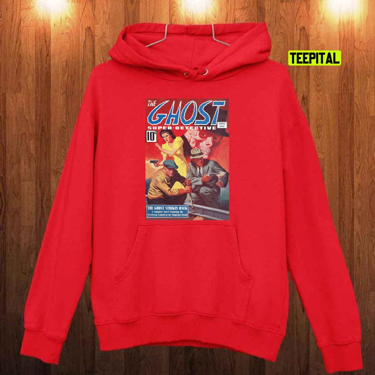 The Ghost Superdetective Vintage Horror Pulp Comic Magazine Unisex T-Shirt The Ghost Superdetective Vintage Horror Pulp Comic Magazine Unisex T-Shirt