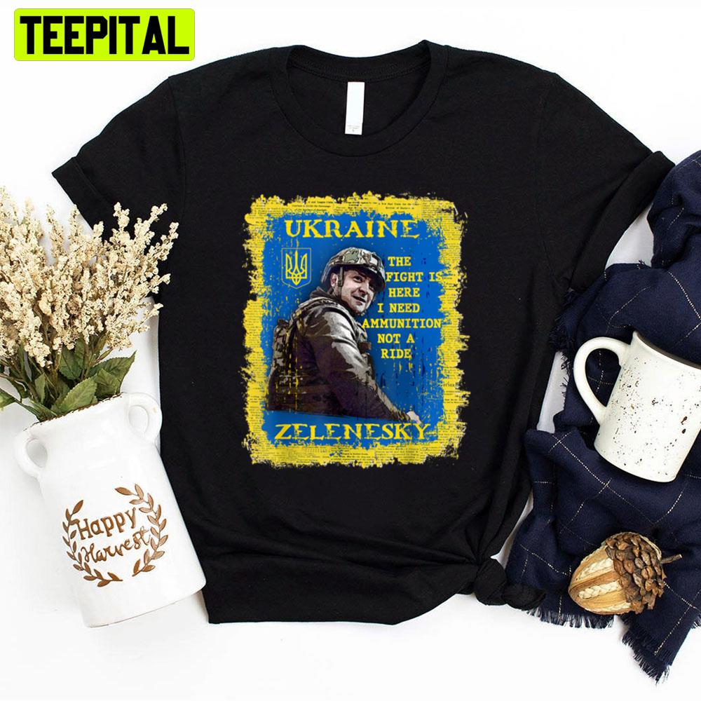 The Light Is Here Zelensky President Unisex T-Shirt The Light Is Here Zelensky President Unisex T-Shirt