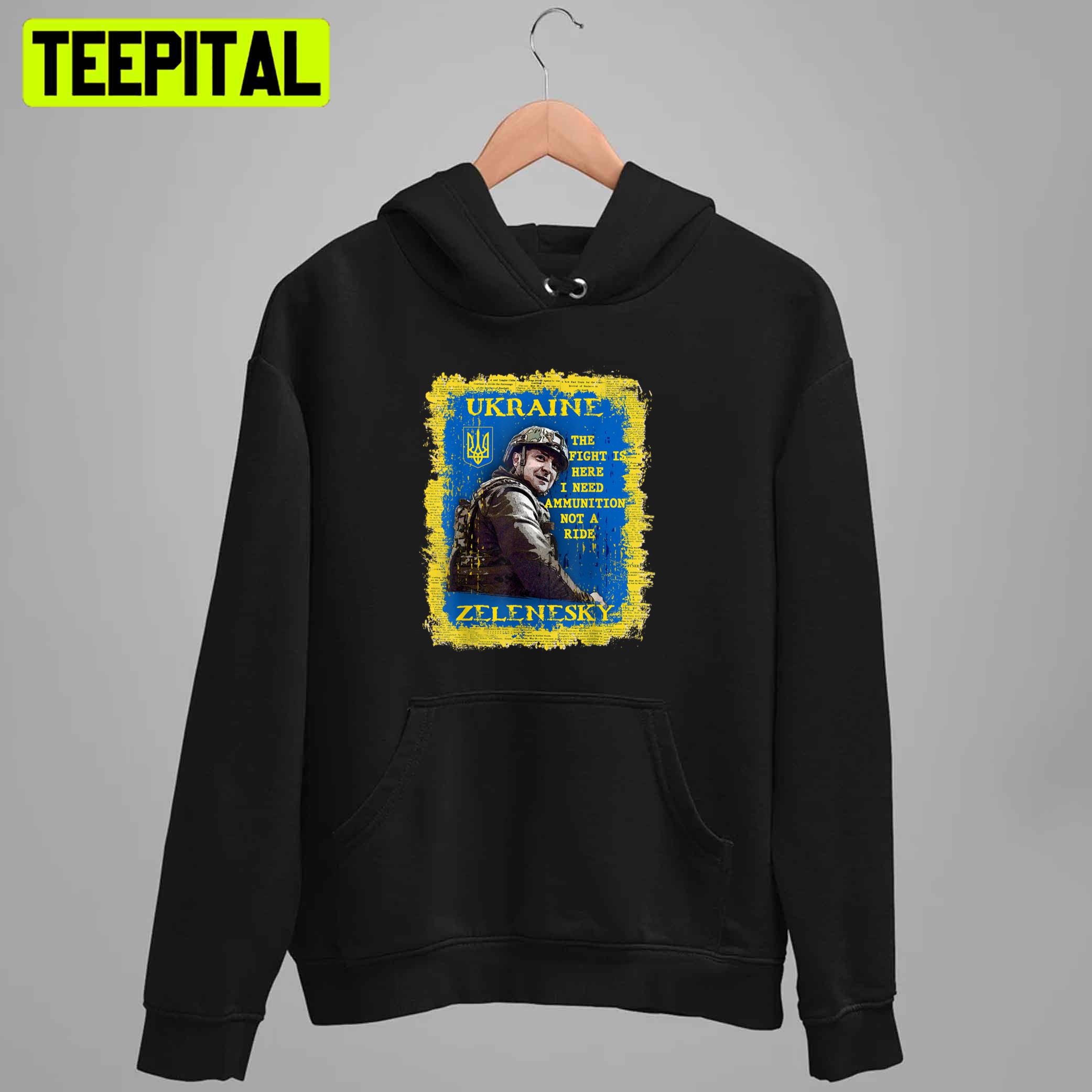 The Light Is Here Zelensky President Unisex T-Shirt The Light Is Here Zelensky President Unisex T-Shirt