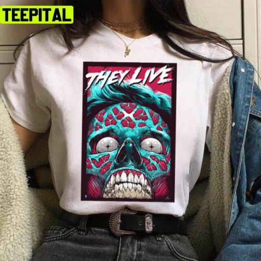 They Live 80s Retro Horror Movies Design Unisex T-Shirt