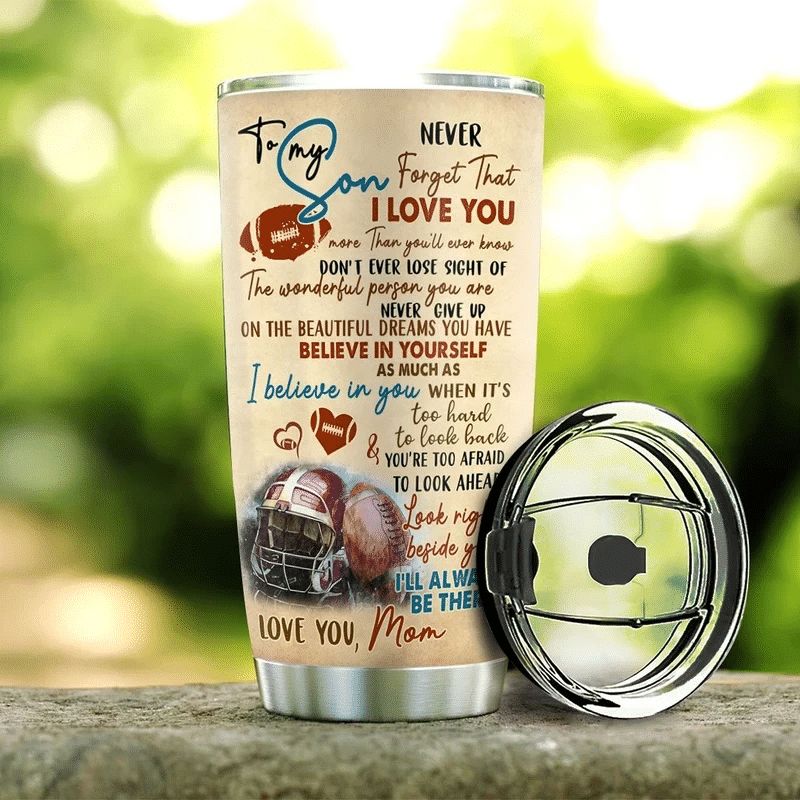 To My Son From Mom Stainless Steel Cup To My Son From Mom Stainless Steel Cup