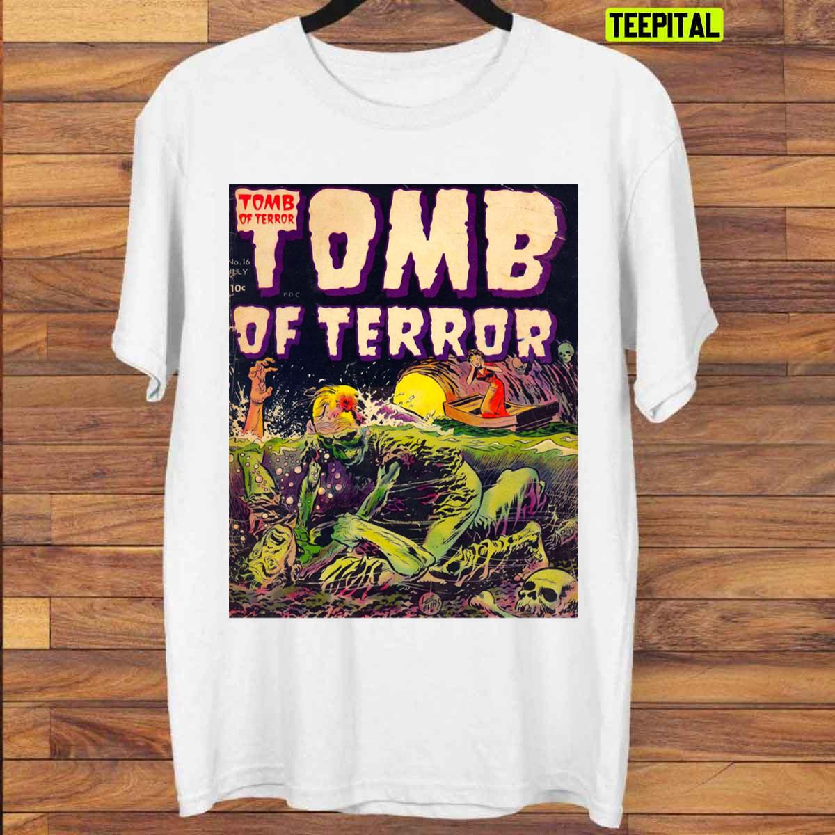 Tomb Of Terror Gothic Horror No.16 Unisex T-Shirt Tomb Of Terror Gothic Horror No.16 Unisex T-Shirt