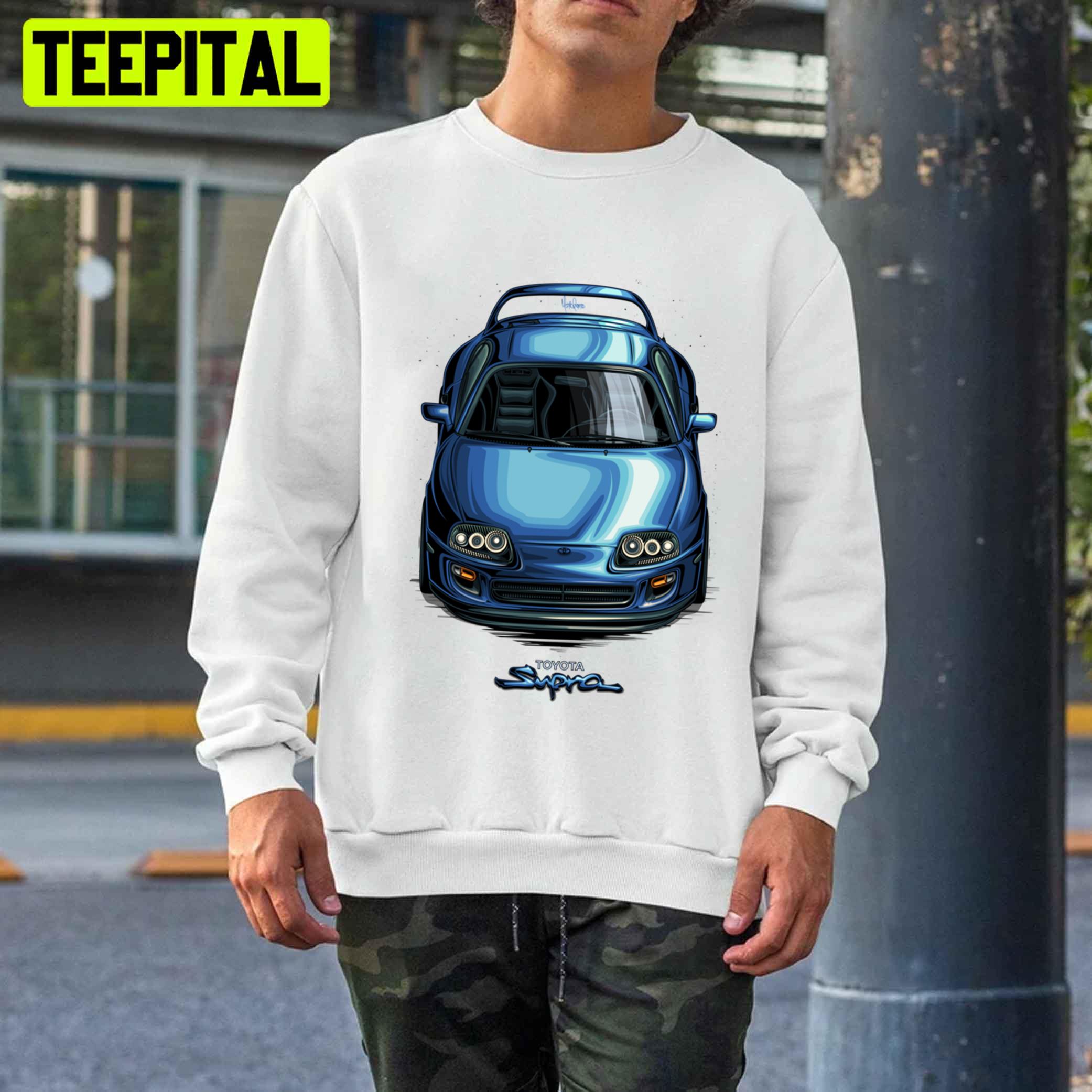 Toyota Supra Mk4 2jz Blue Unisex T-Shirt Toyota Supra Mk4 2jz Blue Unisex T-Shirt