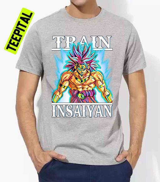 Train Insaiyan Z Broly Controlled Super Saiyan Unisex T-Shirt