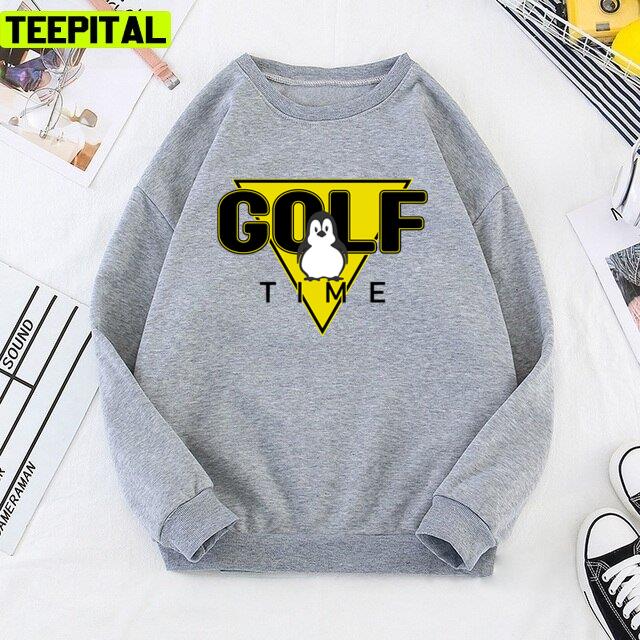 Trendy Penguin Golf Time Funny Unisex T-Shirt Trendy Penguin Golf Time Funny Unisex T-Shirt